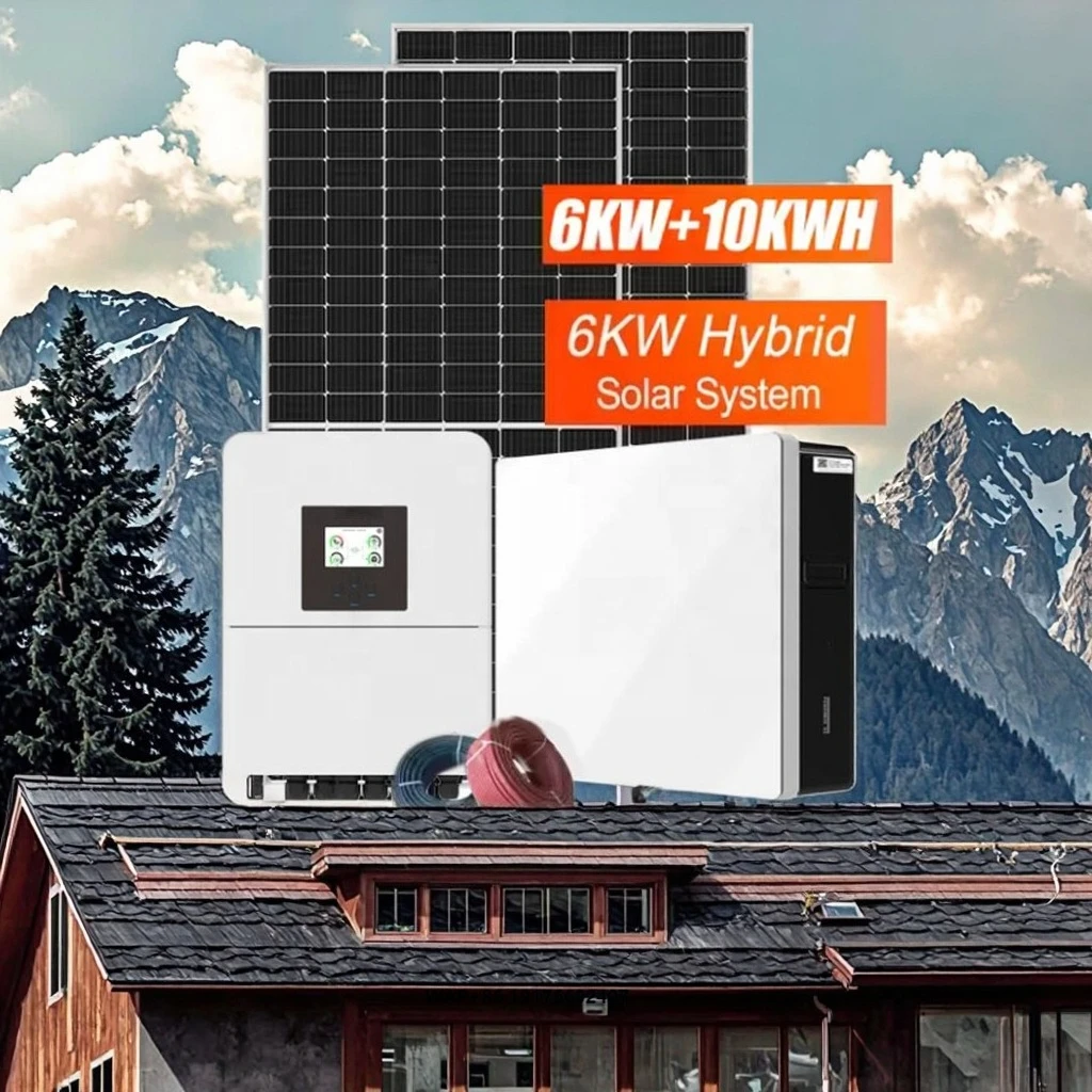 DEYE 10KW Hybrid Solar System Kit Monocrystalline Polycrystalline Silicon Inverter Lithium Ion Battery ’MPPT Controller DIY Home