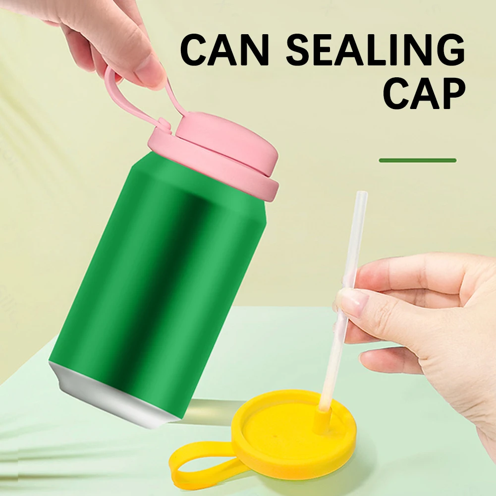 

Многоразовые силиконовые крышки для банок с напитками, водонепроницаемые легкие офисные крышки