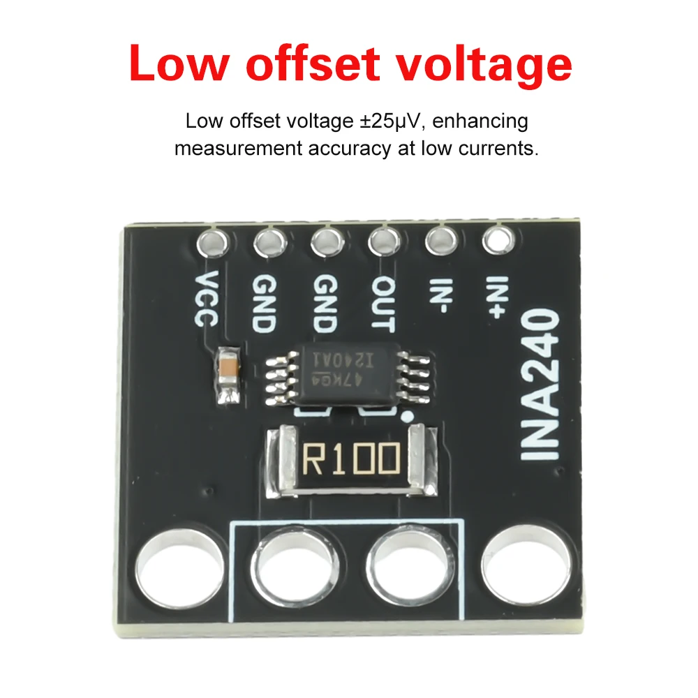 INA240A1/2/3/4 Current Detection Amplifier Ina240 Module Current Monitoring Bidirectional Current Acquisition Module