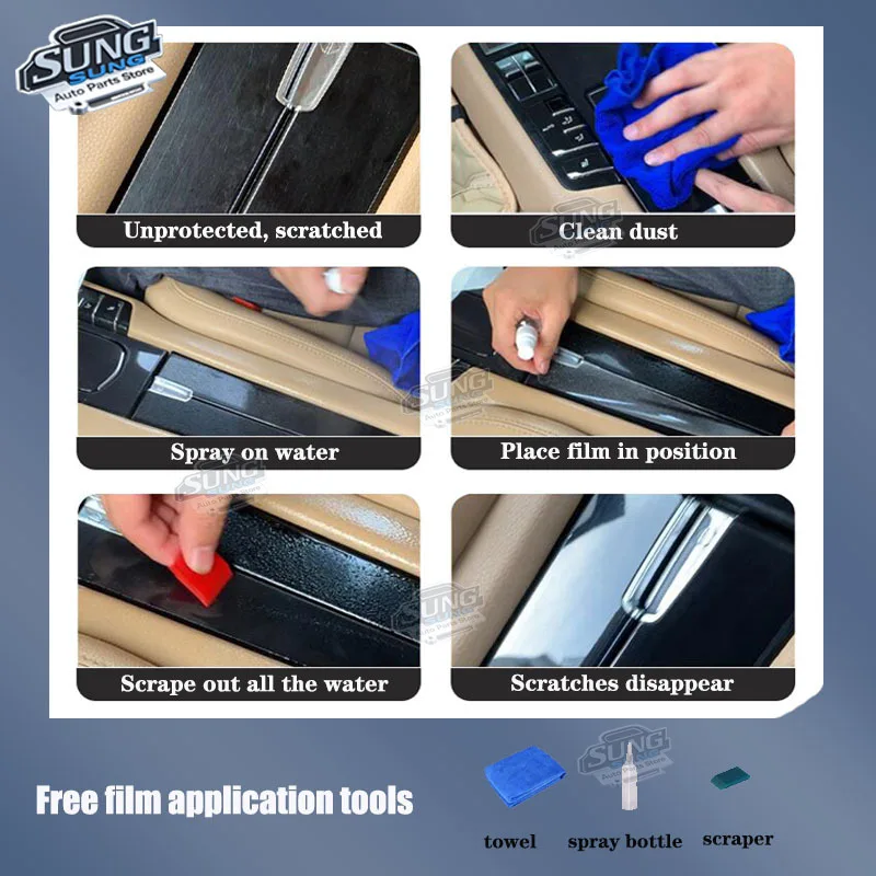 طبقة رقيقة واقية من البولي يوريثان لسيارات BMW G20 G21 Series 3 2023 وحدة تحكم مركزية داخلية للسيارة شفافة مضادة للخدش إصلاح ملحقات السيارة #6