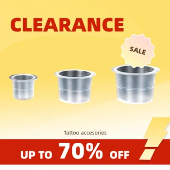 Clearance_100PCS Tasse d'encre de tatouage S M L jetable Mic...