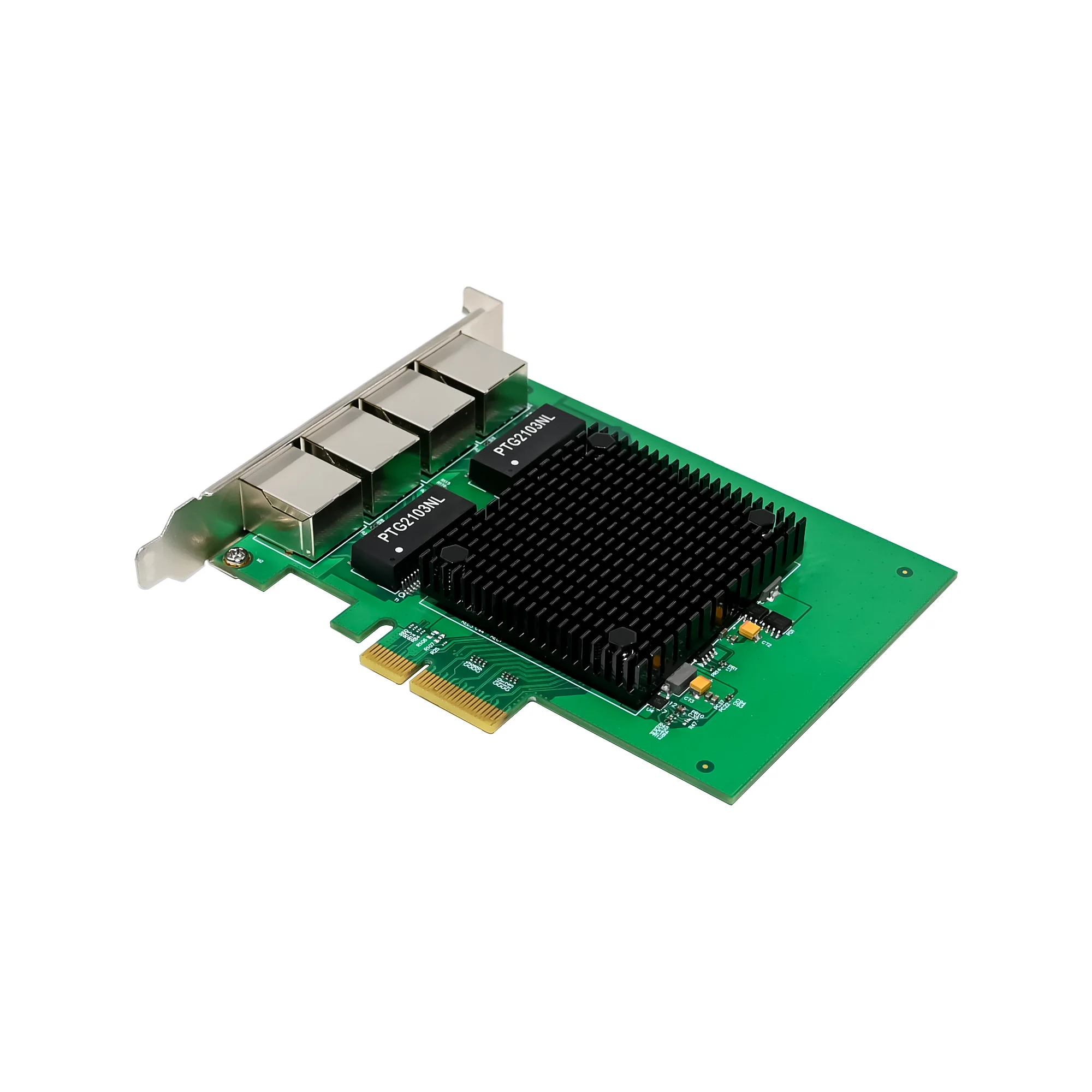 SUNWEIT ST7418 PCIe X4 I350-T4 Gigabit Copper Server NIC with Wired Connection External 1 Year Warranty CE Certified in Stock