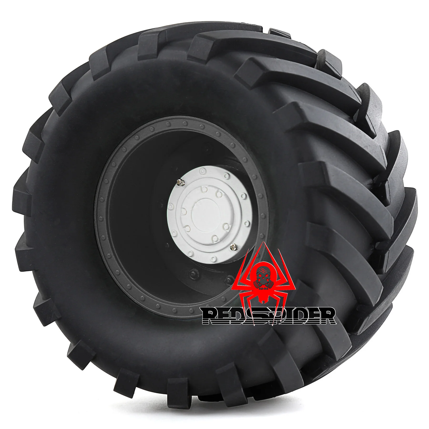 2pcs 1/8 RC Monster Truck Rubber Tire 17mm Hex Plastic Wheel for 1/8 Traxxas Sledge Arrma Kraton 6S Typhon 3S HSP HPI Redcat