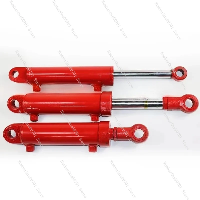 Double Earring Welded Hydraulic Oil Pressure Cylinder for Freight Elevator Forklift Tractor Crane Forklift Power Unit