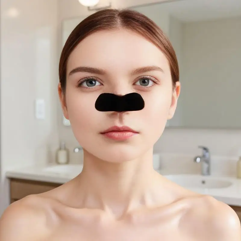 شرائط الأنف لإزالة الرؤوس السوداء وحب الشباب - قناع التنظيف العميق لفتح المسام لتنظيف الأنف والعناية بالبشرة الفورية