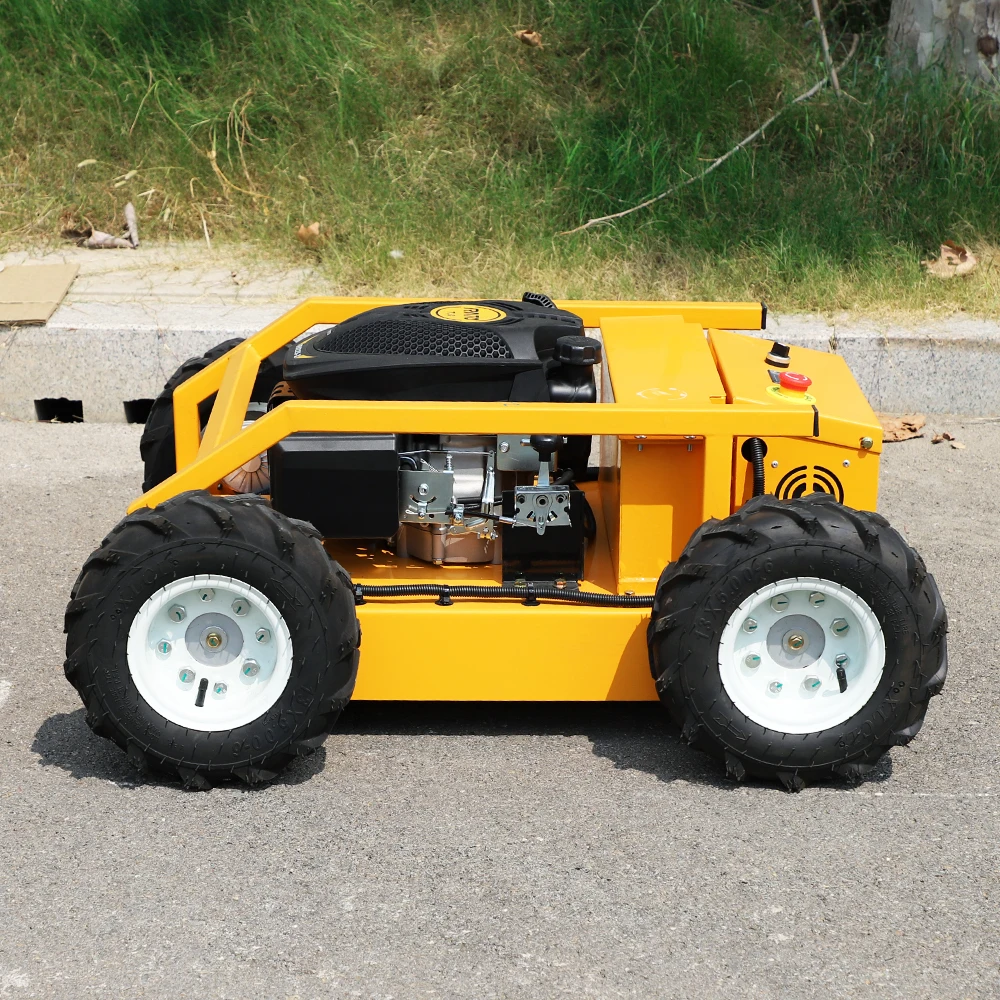 맞춤형 크롤러 원격 제어 잔디 깎는 기계, 무선 제어 잔디 깎는 로봇, 저렴한 가격, 고품질, 무료 배송