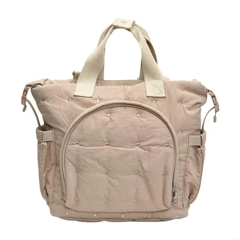 

Stylish Portable Baby Diaper Bag with Strollers Straps for Travel and Outdoor 425F