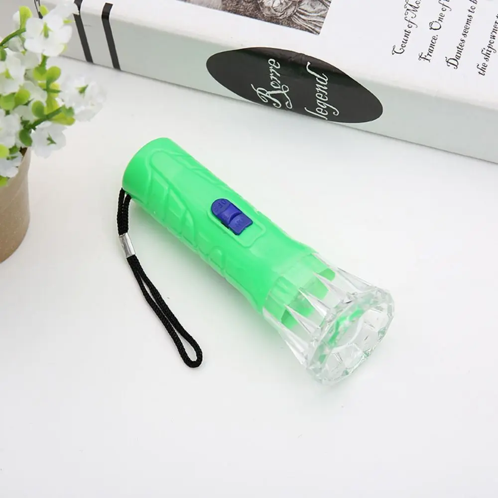 10Pcs Lamp Toy Mini Flashlight Durable Birthday Party Gifts Random Color Keychain Light Portable Plastic LED Torch Children Kid