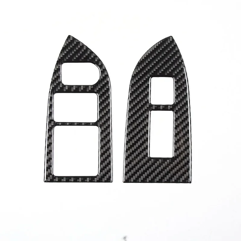

For Subaru BRZ Toyota 86 GT86 2016-2020 Soft Carbon Fiber Car Window Lift Button Frame Trim Cover Interior Car Accessories