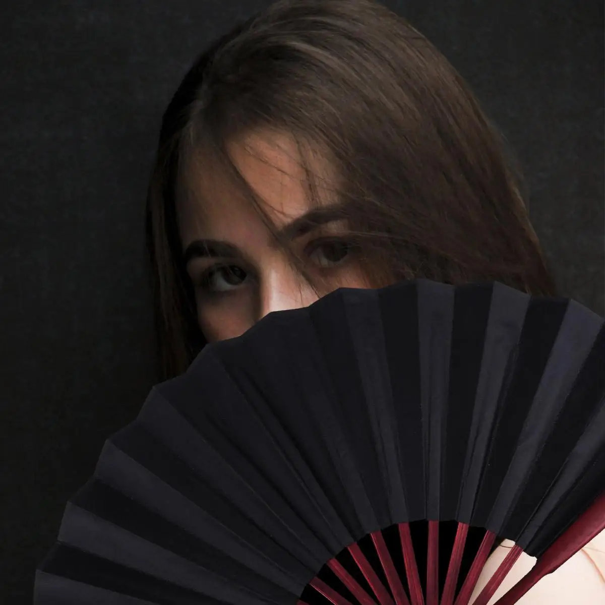 

2 Pcs Blank Cloth Folding Fan DIY Fans Handheld Fabric Portable Chniese Style for Women Bamboo Miss