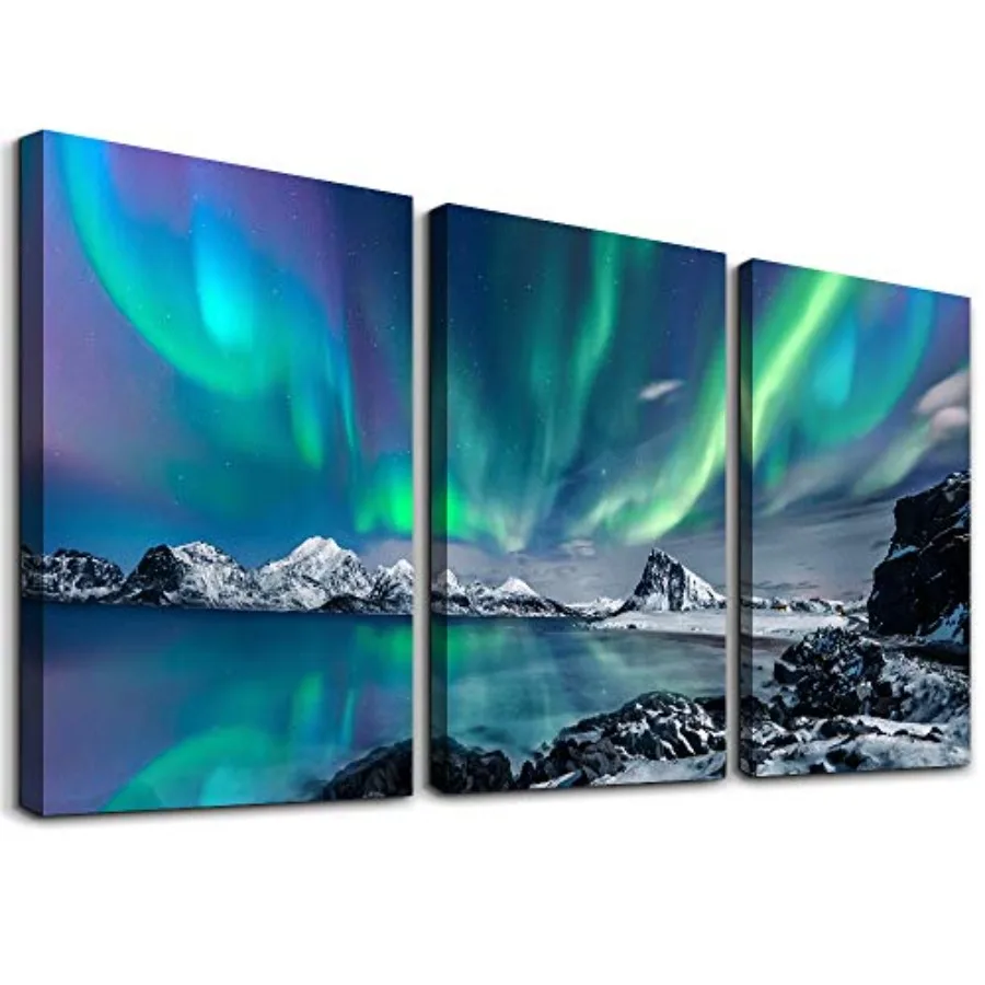 

Wall Art for Bedroom Wall Decor for Living Room Office Decor Abstract Mountain Landscape Painting 3 Pcs Scenic Framed Canvas Ar