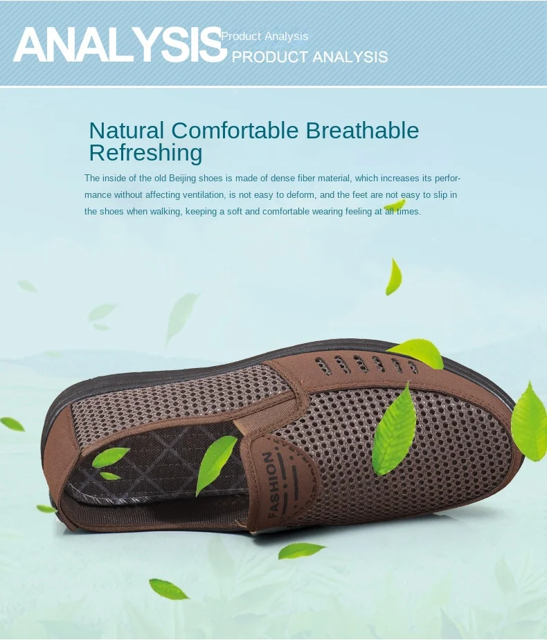 Men's Shoes Summer Breathable Mesh Slip-On Dad/Elderly Shoes Non-Slip Orthopedic Comfort Lightweight Canvas Shoes