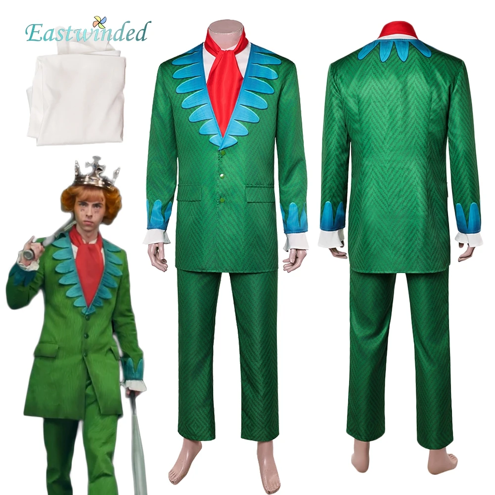 

Костюм для косплея «Пират 2: Мистер 9» (живая актрисуэтажная версия), зеленый мужской костюм, униформа, комплект одежды с белой рубашкой, для Хэллоуина, карнавала, маскарада