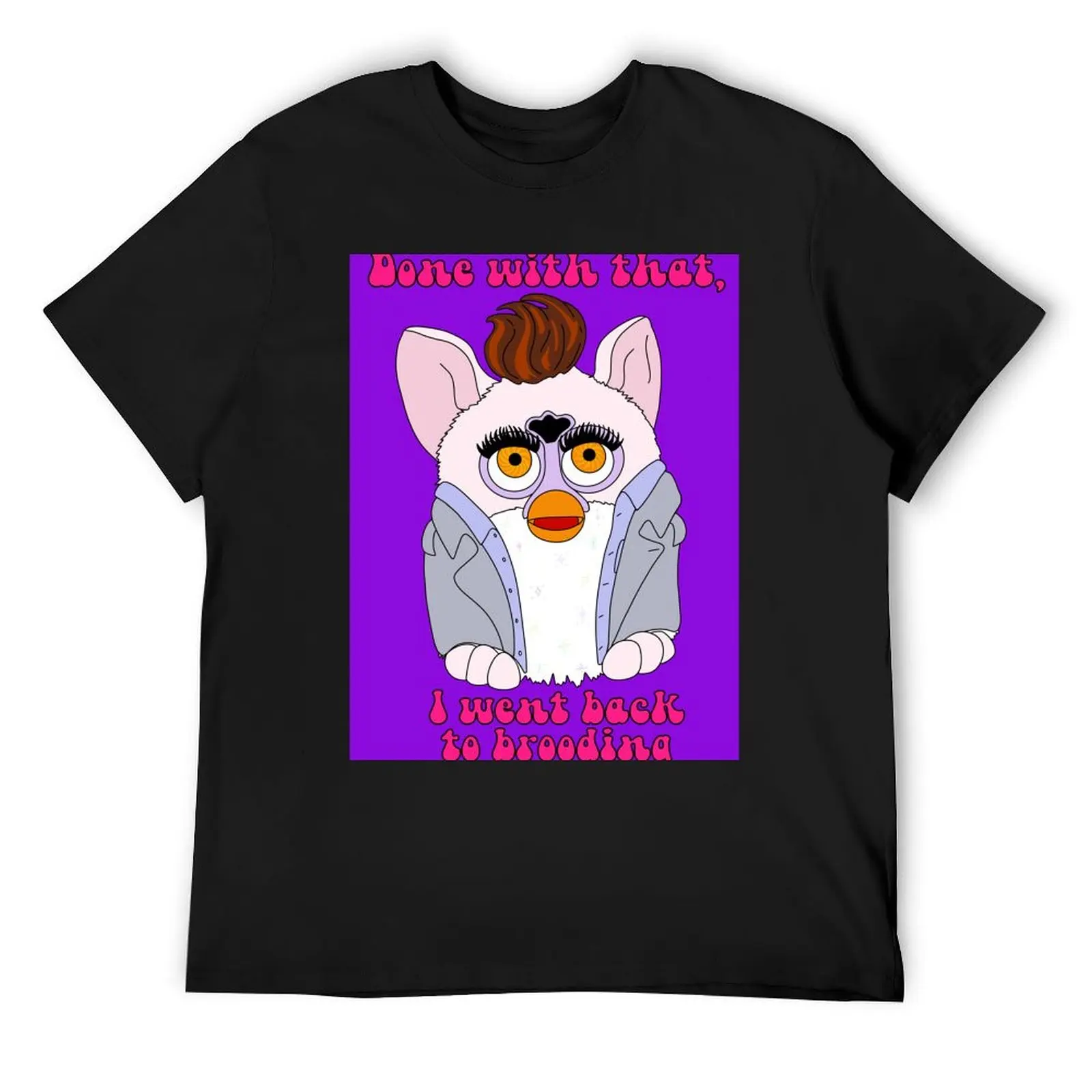 

Furby Twilight Edward Cullen “Done with that, I went back to brooding.” Midnight Sun meme T-Shirt