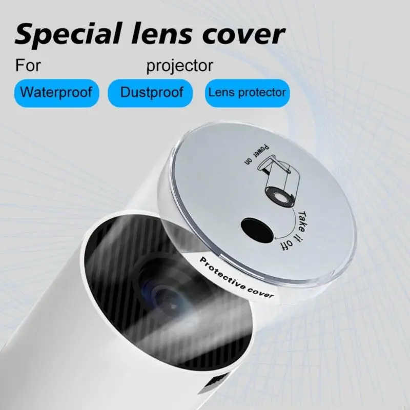 HY300Pro Projectors Lens Protections Cover Avoid Dusts Lens Protectors Special for HY300Pro Projectors