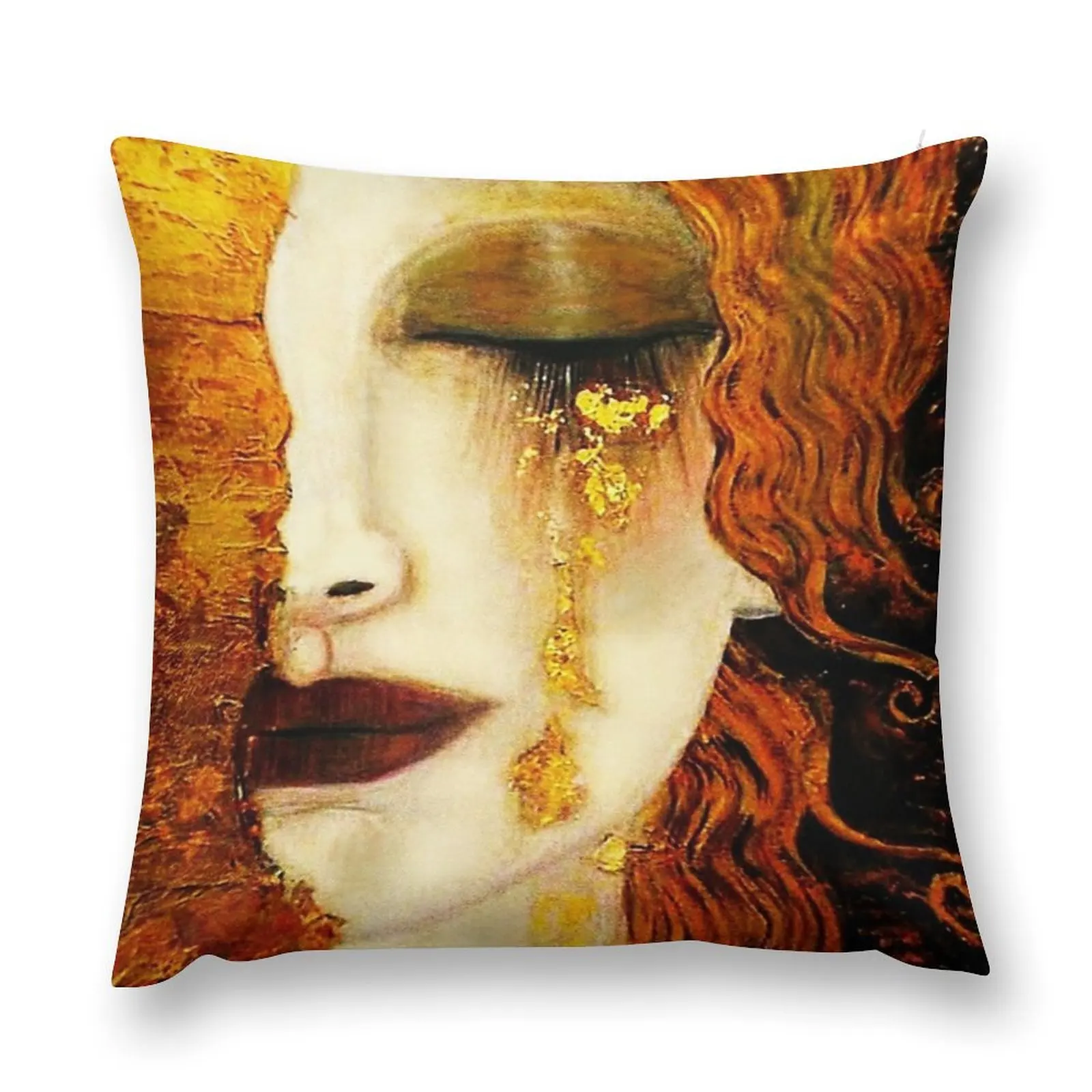 

Gustav Klimt - Golden Tears Throw Pillow Luxury Sofa Cushions Couch Pillows Sitting Cushion pillow