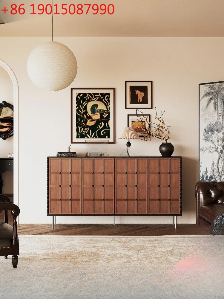 

Sideboard Vintage Solid Wood Living Room Wall-Mounted Minimalist TV Cabinet