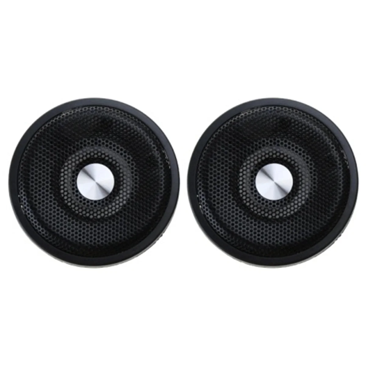 1 Pair Waterproof 4Ohm 15W Full Marine Boats Ceiling Wall Speaker Lawn J60A(Black)