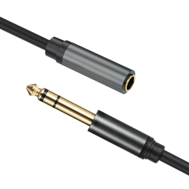 Cable flexible 1/4 pulgada a 3,5 mm para mejor experiencia sonido para amplificadores