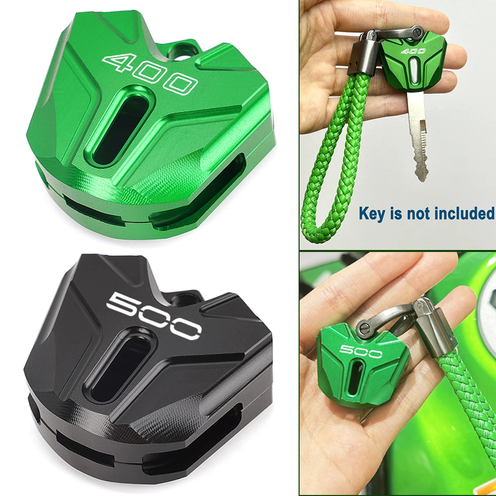 

New For Kawasaki Z400 Z500 Z 400 500 Ninja400 Ninja500 SE ABS Motorcycle Accessories Aluminum Key Case KeyChain Key Cover ring