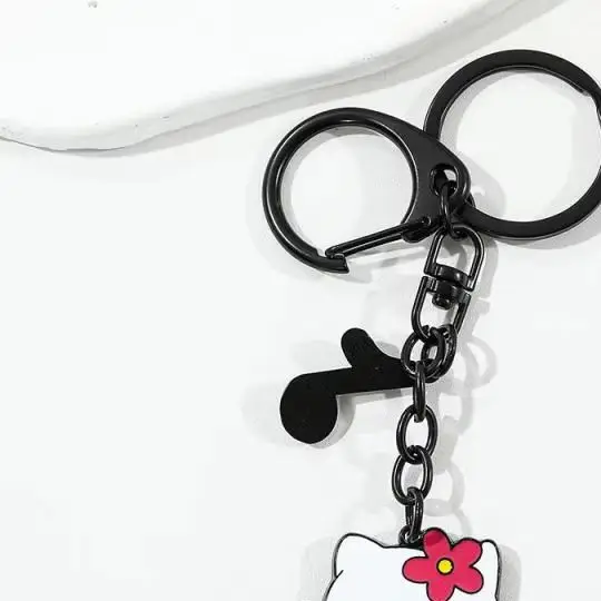 

Sanrio Hello Kitty Keychain Cute Creative Jewelry Accessories Pendant Hello Kitty Key Chain For Girl Woman Birthday Gifts