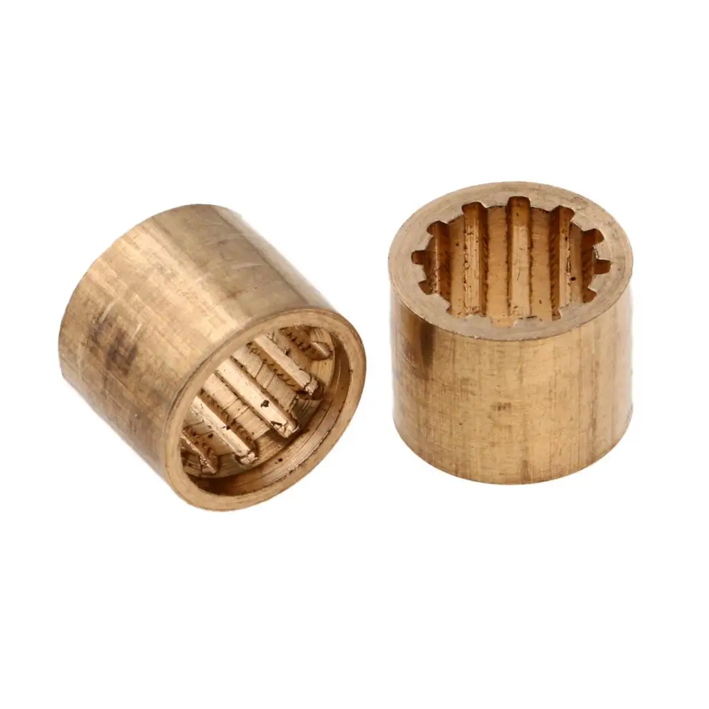 Toothless Brass Cue Ferrules Set 9.5mm Copper Pool Billiard Tip Accessories for Snooker Stick Extension