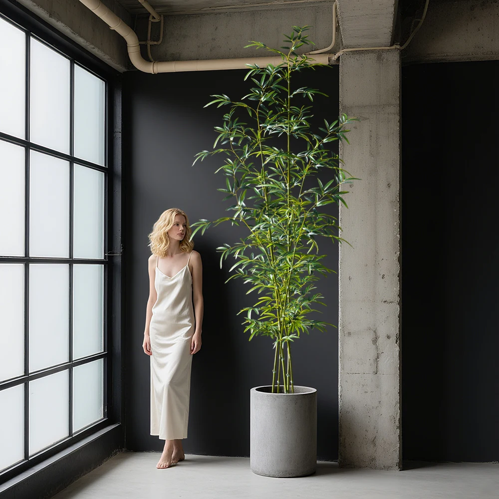 160-195 cm Büyük Yapay Bambu A - Dracaena Marginata incelemesi ve fiyatı