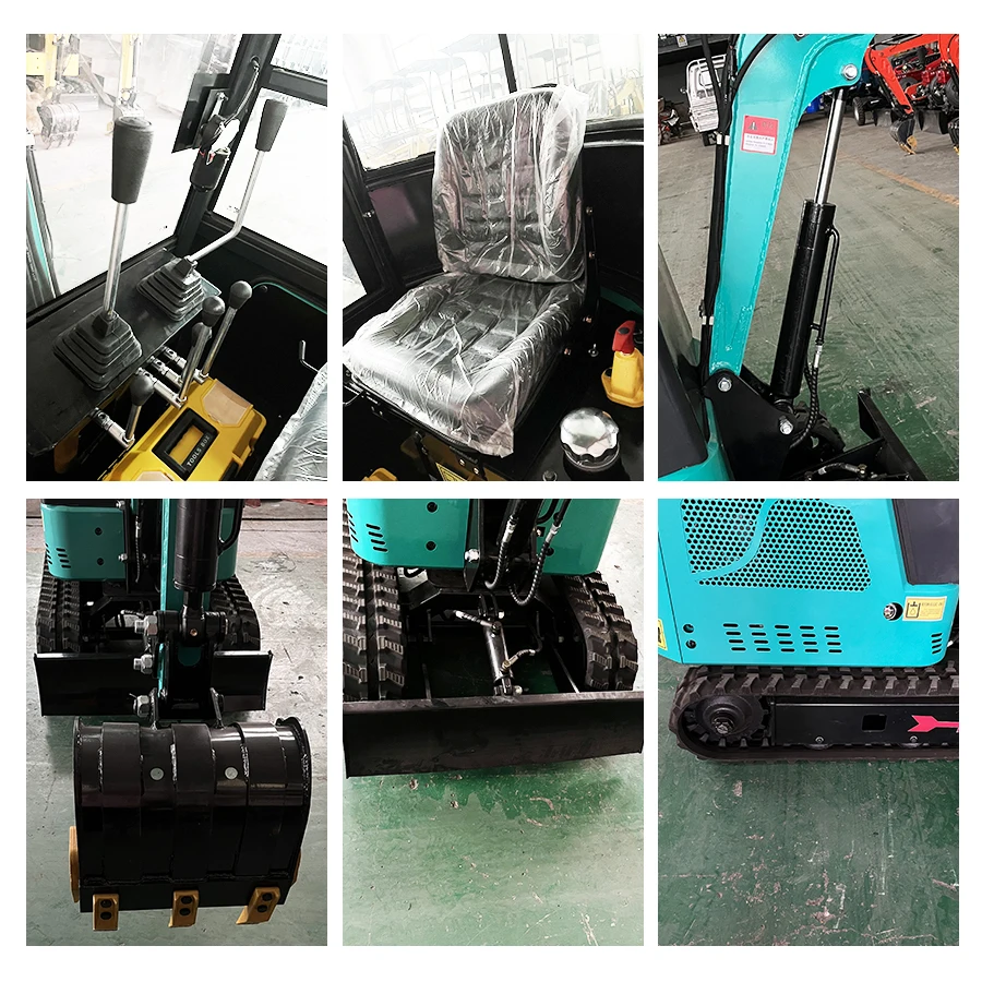 Factory Hot Sale 1.8Ton Micro Escavator Machine Mini Crawler Hydraulic Excavator Small Digger Garden Tractor customized