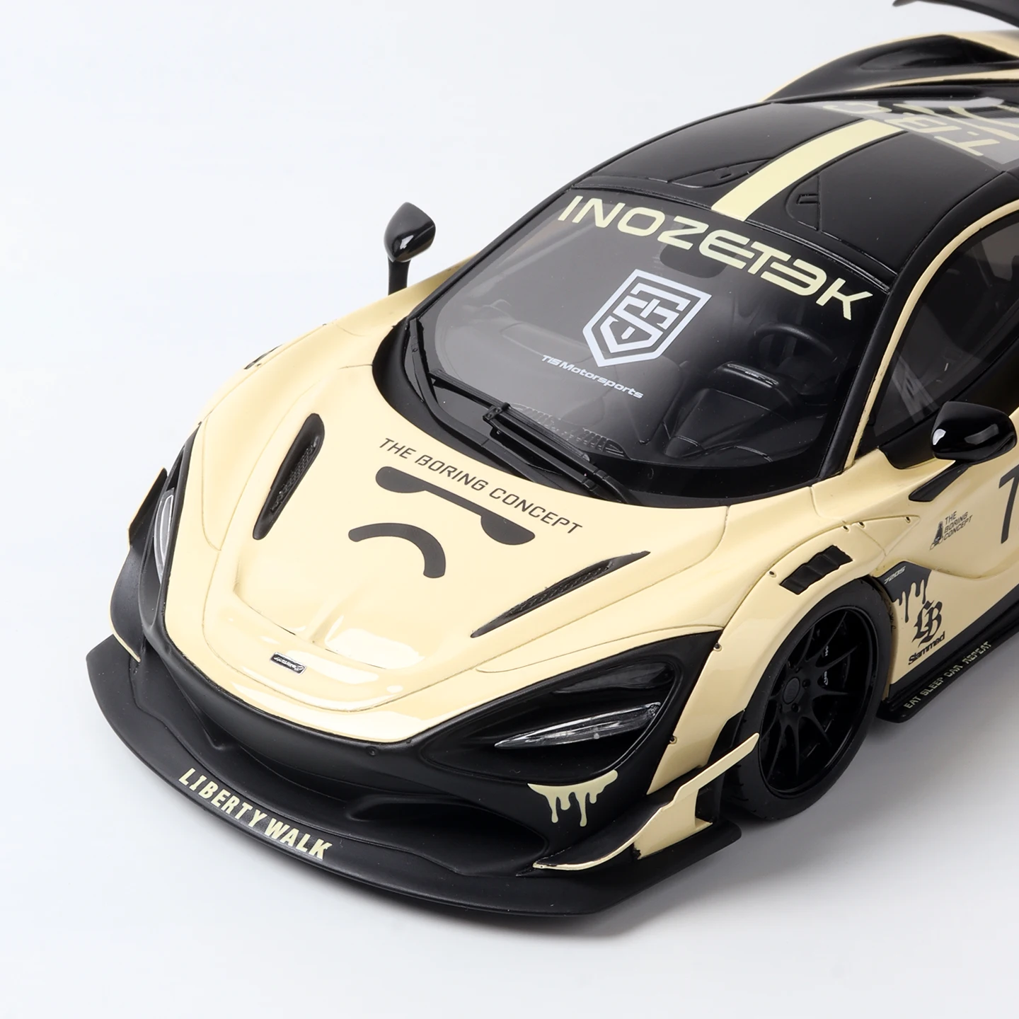 Gt Spirit 1:18 Die-Cast Car Lb-Works Mclaren 720S Tbc Beige Resin Miniature Cars for Boys Toys & Hobbies Car Models Collection
