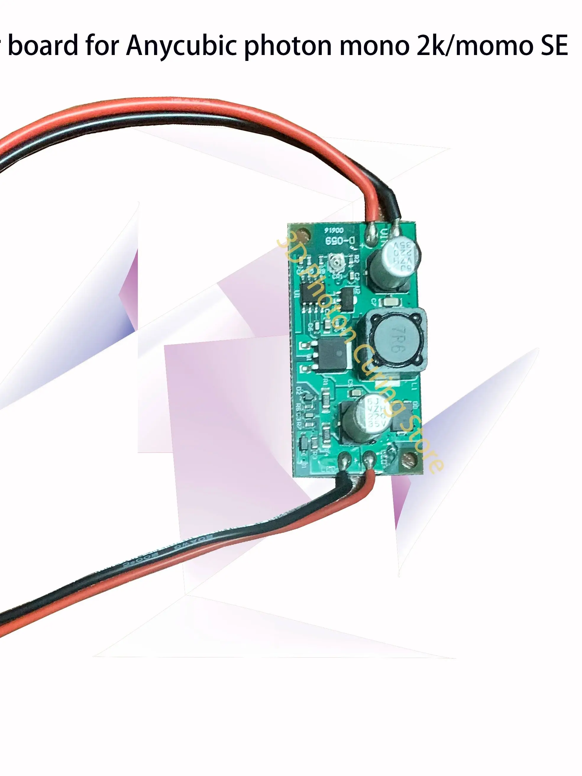 3D Printer UV LED 405nm Light Source Driver Board for Anycubic Photon Mono 2K/Momo X 4K 6.08/6.23/8.9 Inch 12V/24V Boost Board
