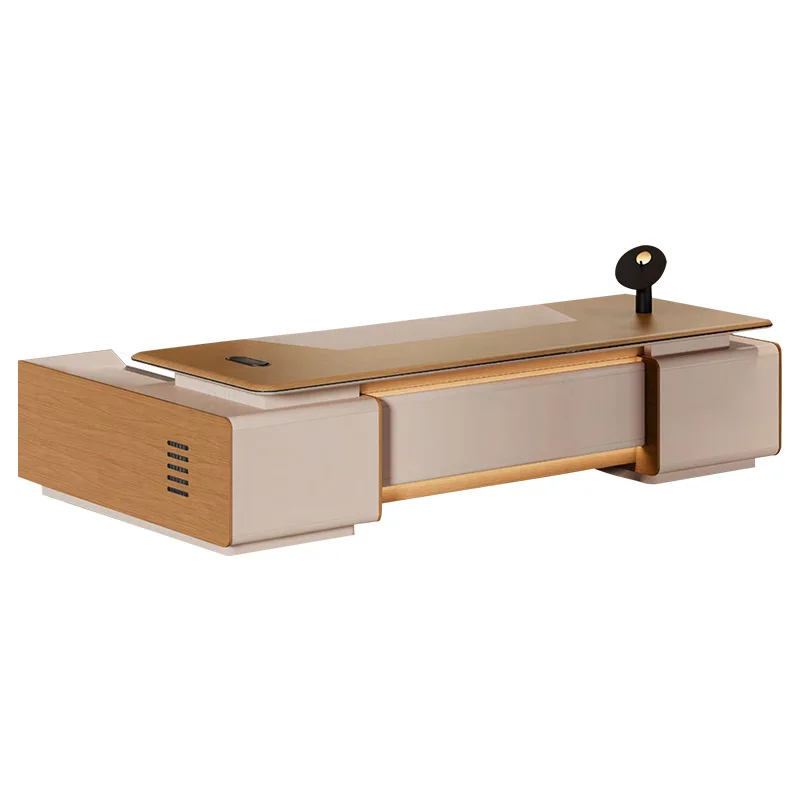 xx-New Design E0 Grade High Quality Modern Wooden Executive Office Desk Dual Side Cabinet Extendable Anti-Water Anti-Scratch*