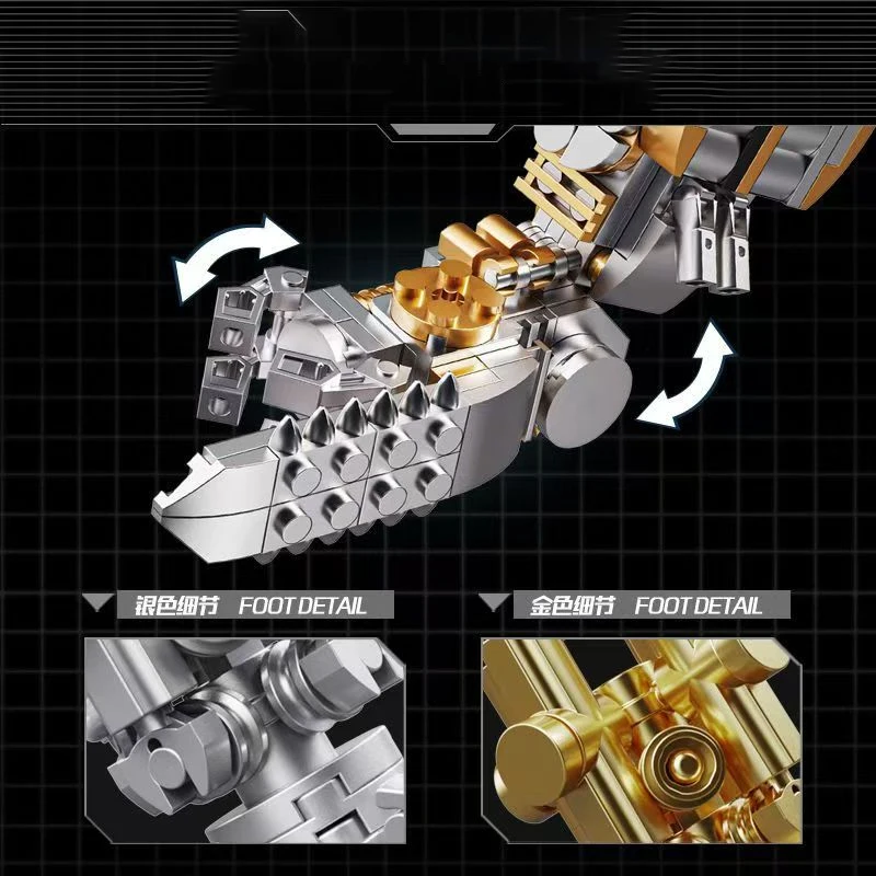 Nuovi blocchi di costruzione dell'orso meccanico giocattoli di assemblaggio modello Mecha set meccanico per ragazzi adulti regali da collezione