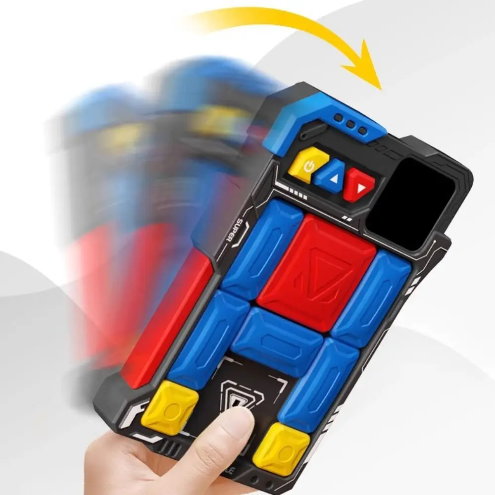 プラスチックスマートスーパースライドパズルゲームハンドヘルドゲームインタラクティブ問題知的クリアランスおもちゃチャレンジフィジェットおもちゃ
