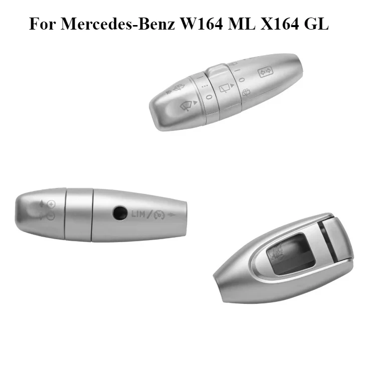 

For Mercedes-Benz W164 ML X164 GL interior modified steering wheel cruise wiper gear shift lever decoration sticker