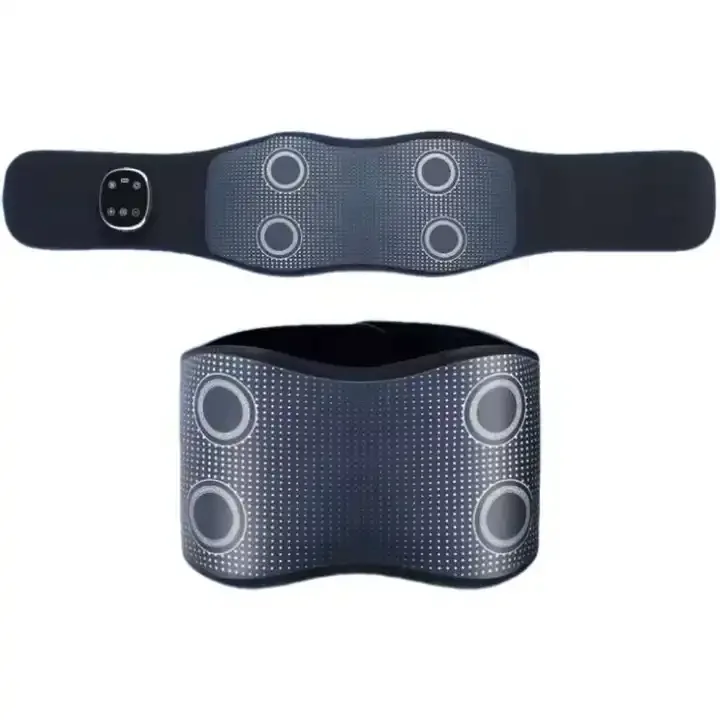 

Electric Waist Belt Massager Rechargeable Hot Compress Vibration Back Massager