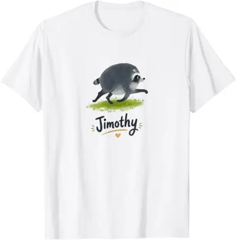 Jimothy Raccoon I Shaped Like Ball Short Spine Lustiges Geschenk-T-Shirt Y2k Trash Panda Wildlife Graphic Saying Tee HOT JIMOTHY Summer – Detail 28