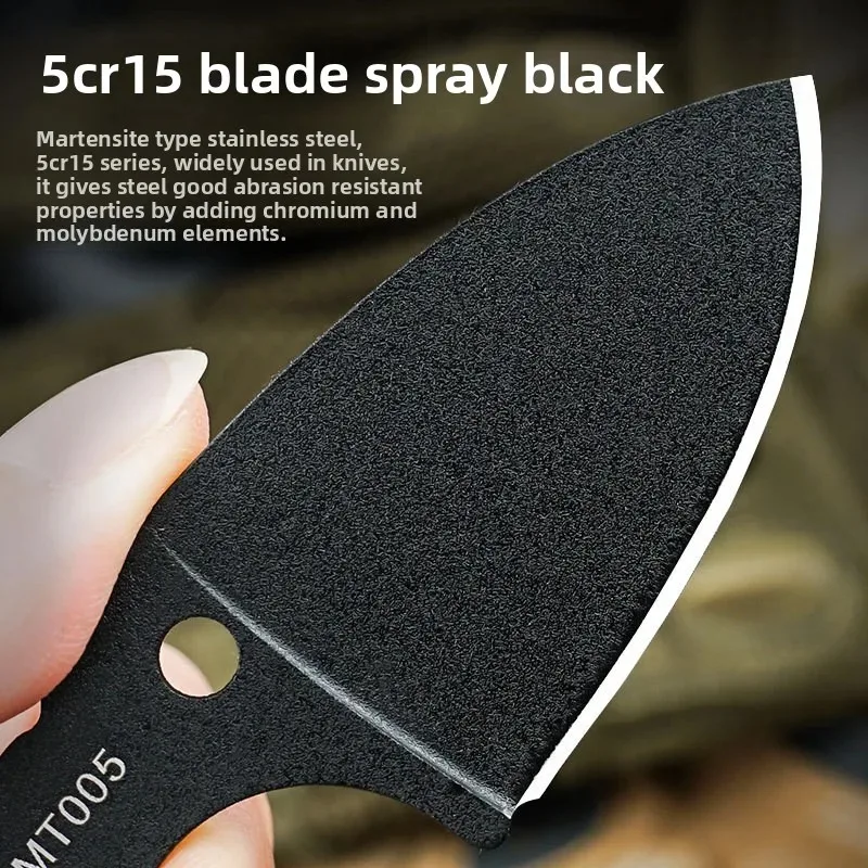 دائم في الهواء الطلق الصغيرة شفرة مثبتة سكين التخييم بقاء سكين EDC أداة جيب سكين الصيد #4