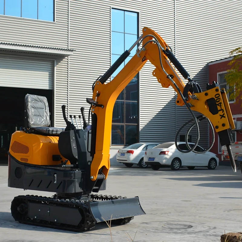 Customized Hot sale China Excavators 1 Ton 0.8ton 1.2ton Mini Excavator for home use Hydraulic digger machine