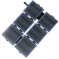 15/30W 3A 5V/12V Solar Panel Monocrystalline Silicon Dual USB /DC Solar Foldable Charging Pack Waterproof Reliable Power Supply