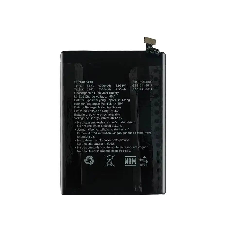 Stable Power Supply Mobile Phone Battery 5000mAh LPN387490 Premium Replacement For Hisense F70 F70 Pro