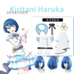 Anime Project Sekai MORE MORE JUMP Cosplay Costume Kiritani Haruka Wig Idol Lolita Cos Roleplay Uniform Women Girl Outfit Suit