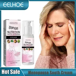 Estrogen Relief Cream Regulate Female Hormones Hot Flashes Improve Mood Swings Promote Sleep Relax Fatigue Menopause Ointment