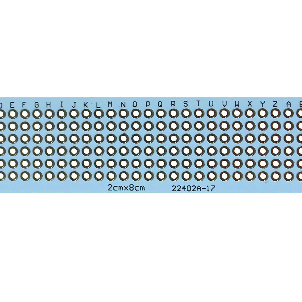 5 قطعة مزدوج الوجهين ثنائي الفينيل متعدد الكلور الأبيض 2X8CM النموذج ثنائي الفينيل متعدد الكلور