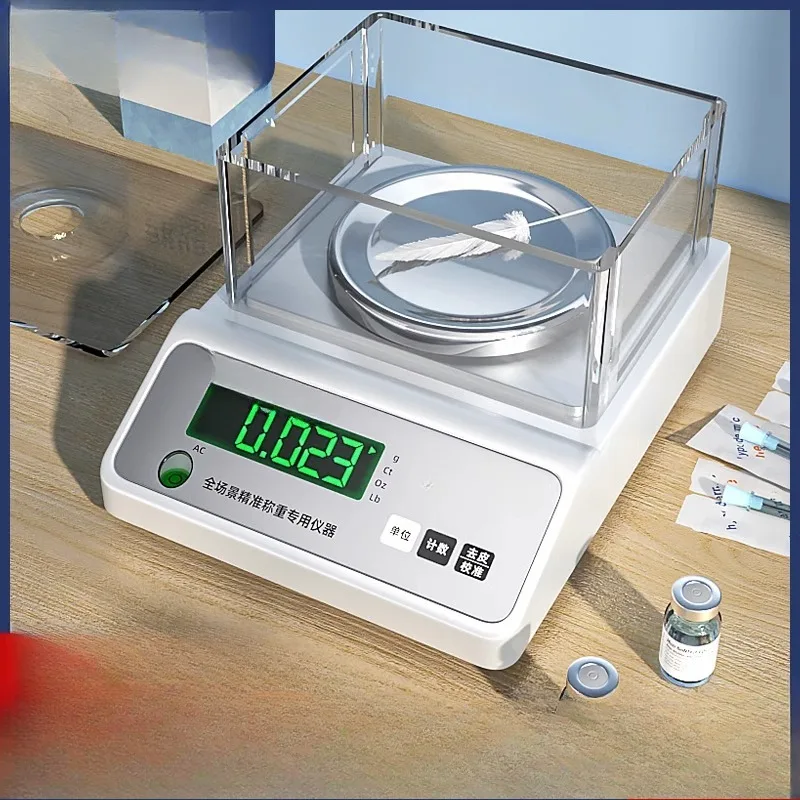 

Electronic scale 0.01 precision electronic balance scale high precision gold jewelry weighing laboratory home