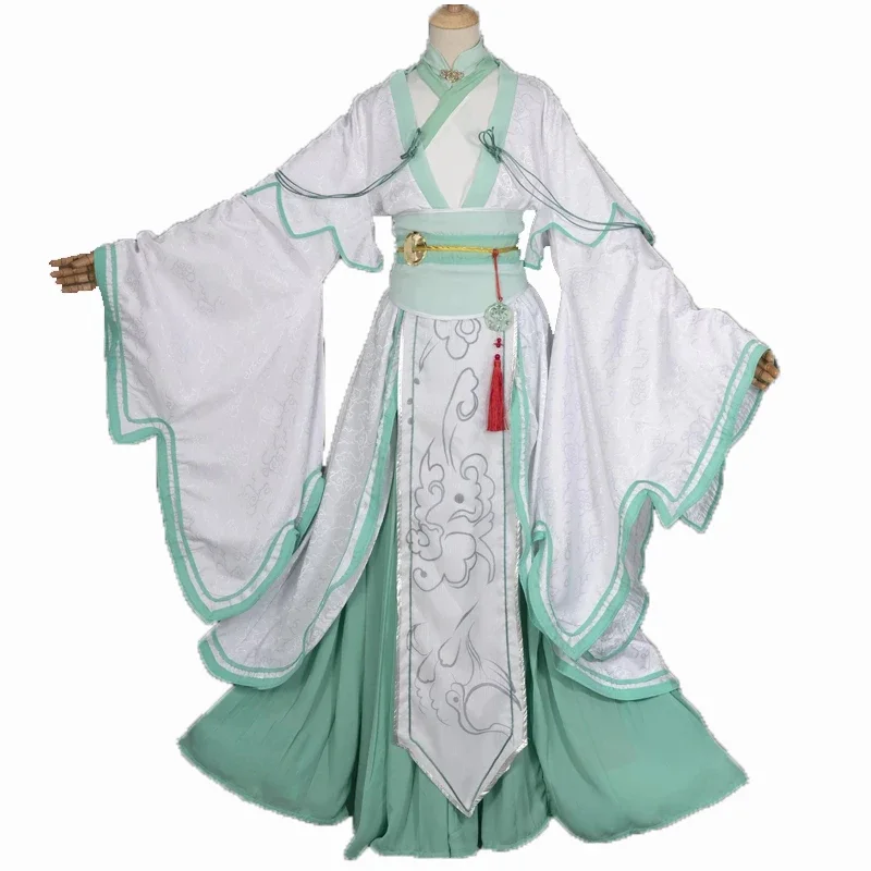 Tian Guan Ci Fu Shi Qingxuan disfraces Cosplay villano sistema de autorrescate Shen Qingqiu disfraz Hanfu trajes de Navidad conjunto completo