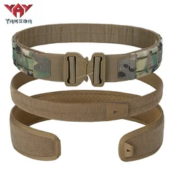 YAKEDA Battle Molle Riggers Belt Duty Belt Heavy Duty Anti-Slip Pad & Inner Belt Comb 3-In-1 System