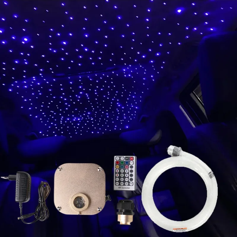 

16W 86-265V RGBW Led Fiber Optic Lights Engine Kit Professional Lighting for Bars Parties Ceiling Car Roof