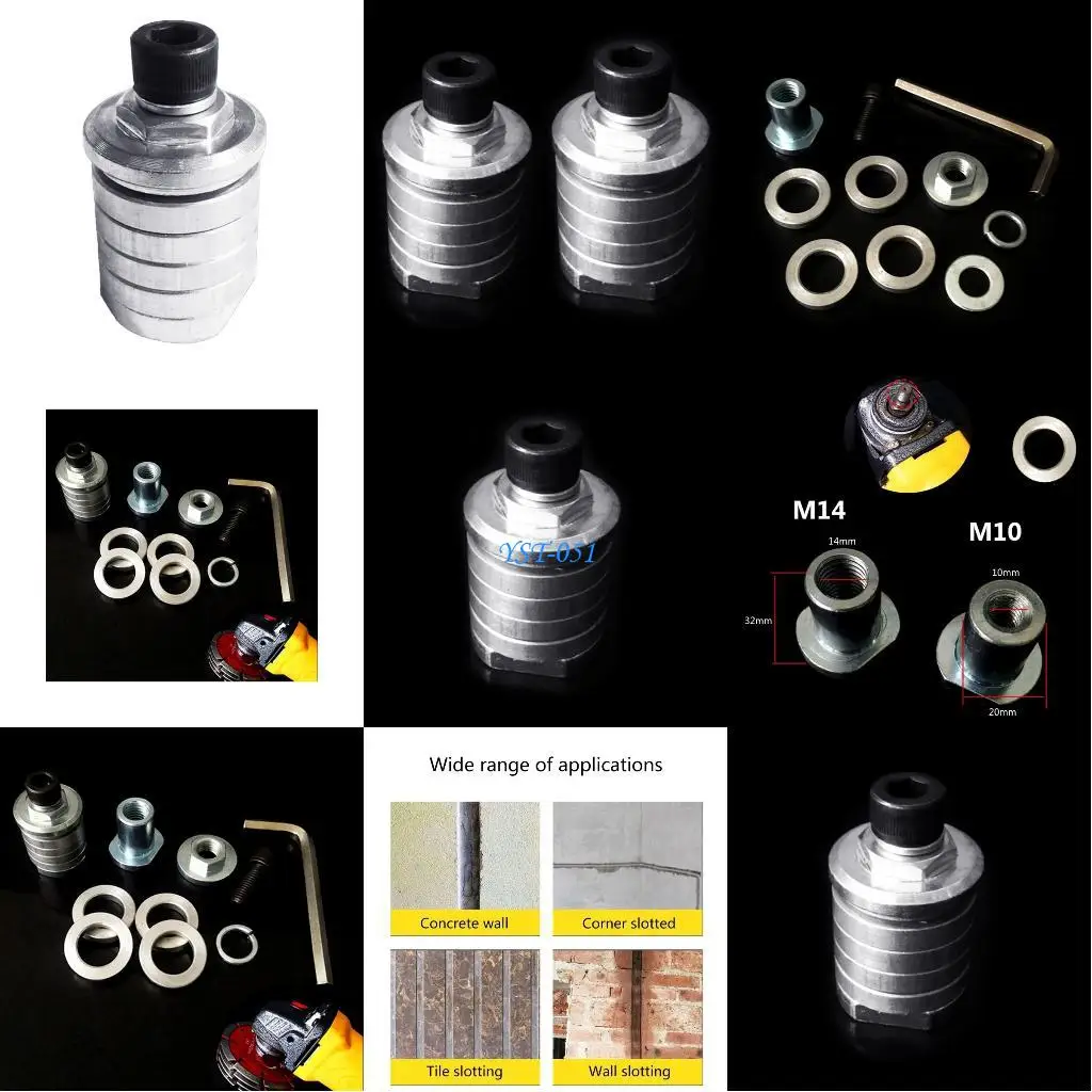 

E15A Conversion for Head M14 Grinder to Grooving Machine Adapter for 100/15