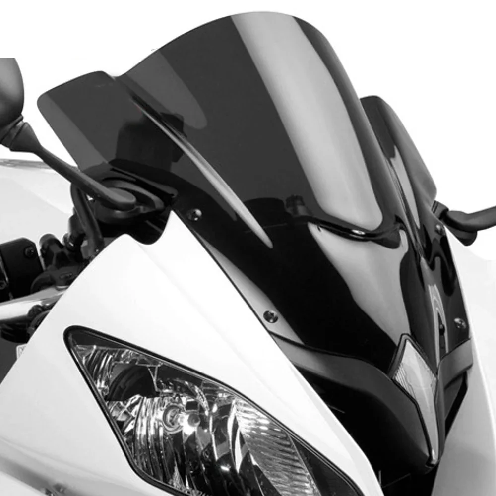 For Yamaha YZF R6 Windshield Windscreen Wind Deflectors Fairing Screen Double Bubble Motorcycle Accessories YZFR6 2008-2015 2016