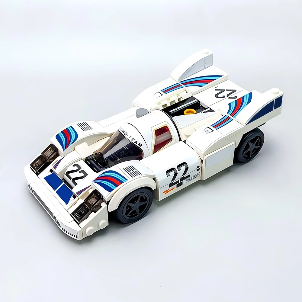 272PCS MOC 1971 Le Mans Speed ​​Champion 917K Endurance Race Building Blocks City Racing Car Assembly DIY Gift Children\'s Toys